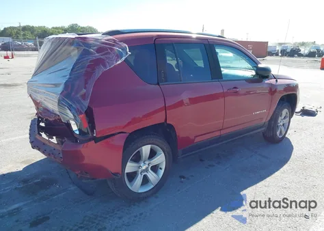 2014 Jeep Compass Sport из США, поврежденный, VIN 1C4NJDBB6ED841264